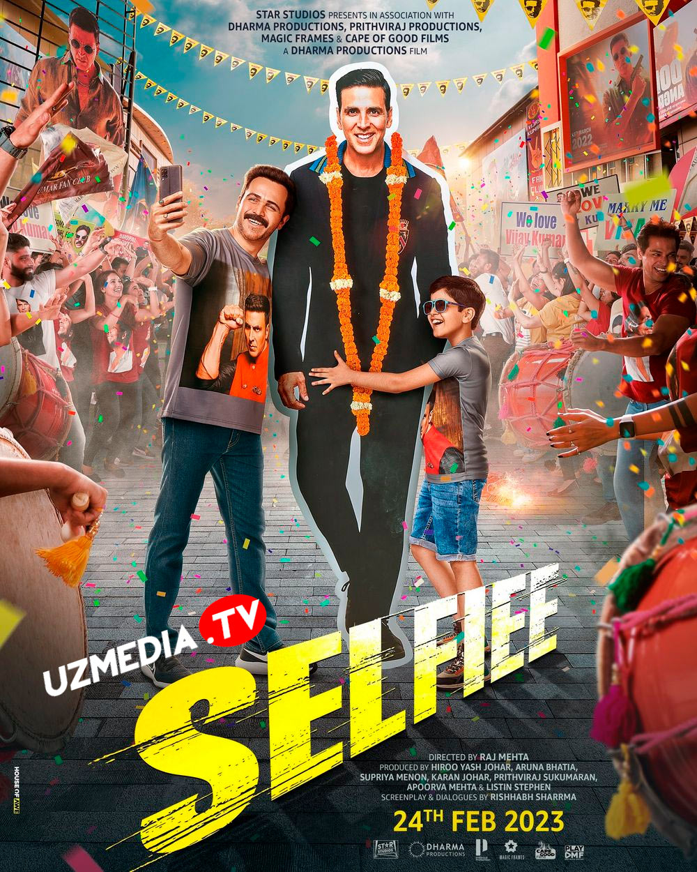 Selfi / Bir sur'at mojarosi Hind kino Uzbek tilida O'zbekcha 2023 tarjima kino Full HD skachat