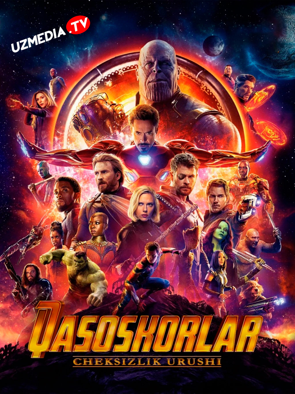 Qasoskorlar 3: Abadiyat jangi / Cheksizlik jangi Premyera Uzbek tilida O'zbekcha tarjima kino 2018 Full HD tas-ix skachat download