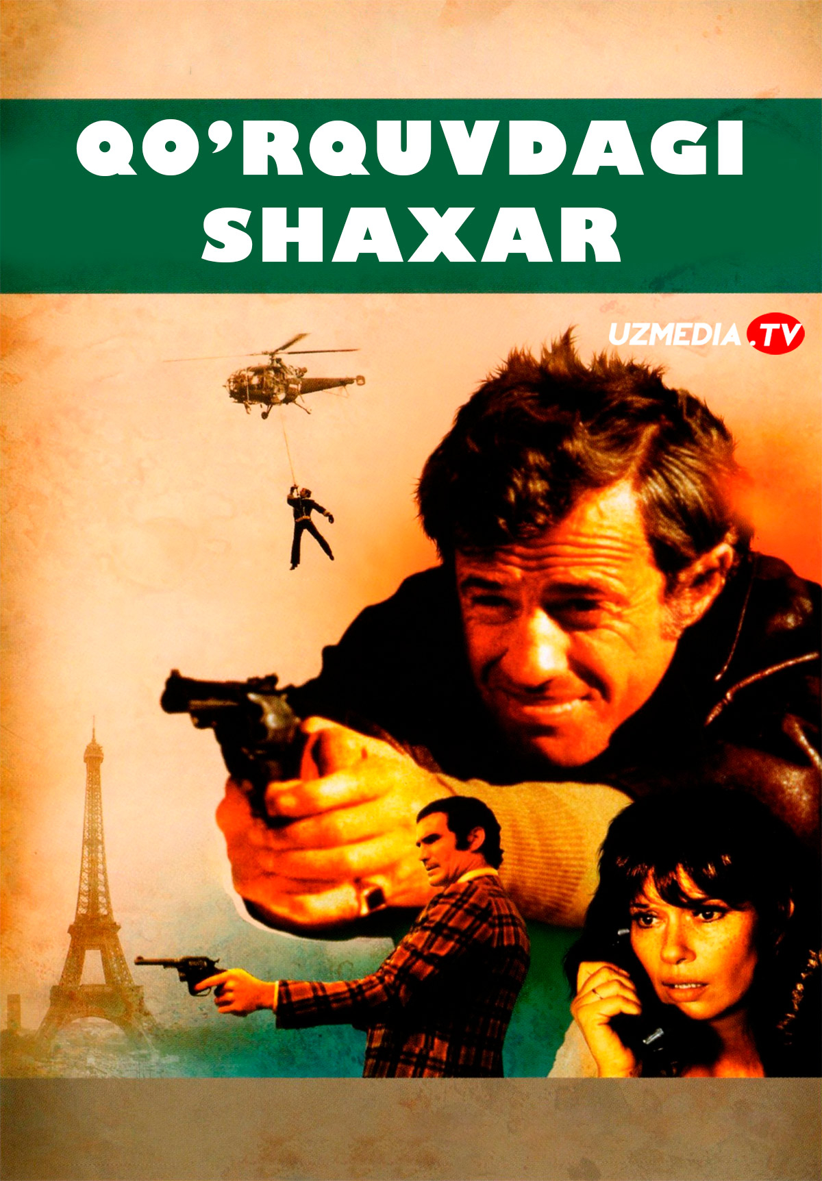 Qo'rquvdagi shaxar Fransiya retro filmi Uzbek tilida O'zbekcha 1975 tarjima kino Full HD tas-ix skachat