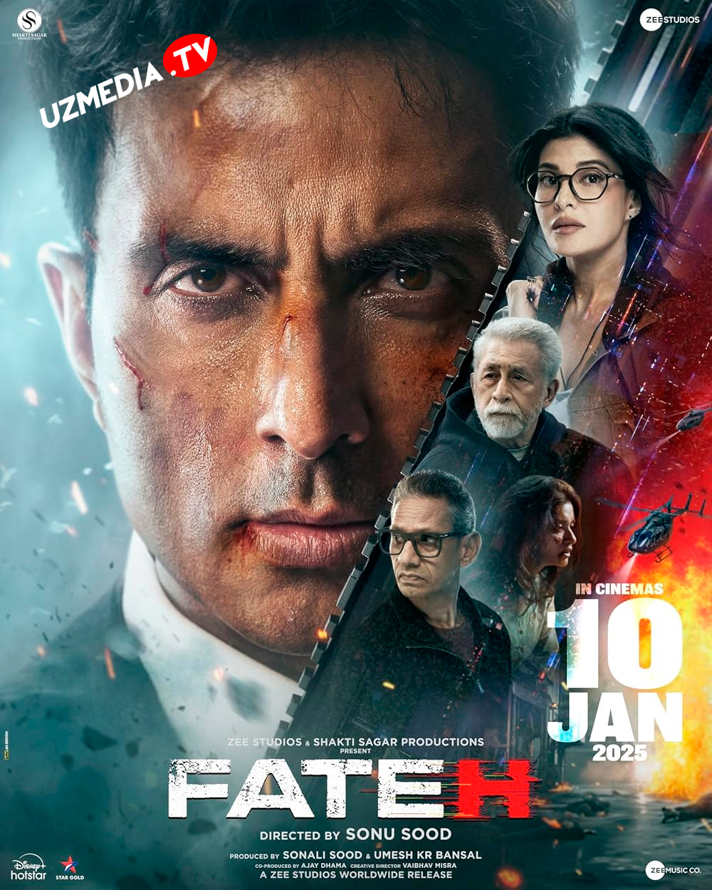 Fateh / Fath / Fatx Premyera Hind kino Uzbek tilida O'zbekcha 2025 tarjima kino Full HD tas-ix skachat