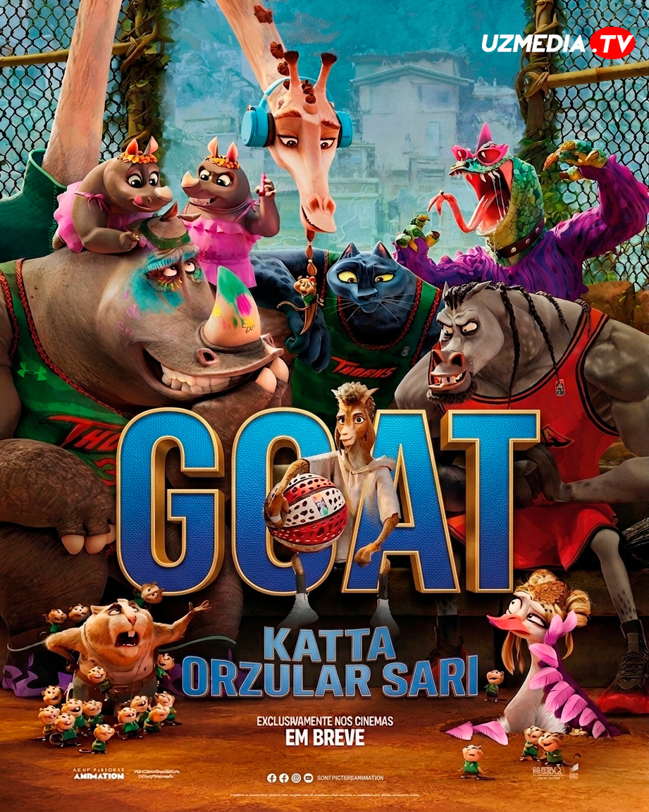 GOAT: Katta orzular sari Premyera Multfilm Uzbek tilida O'zbekcha 2026 tarjima kino Full HD tas-ix skachat