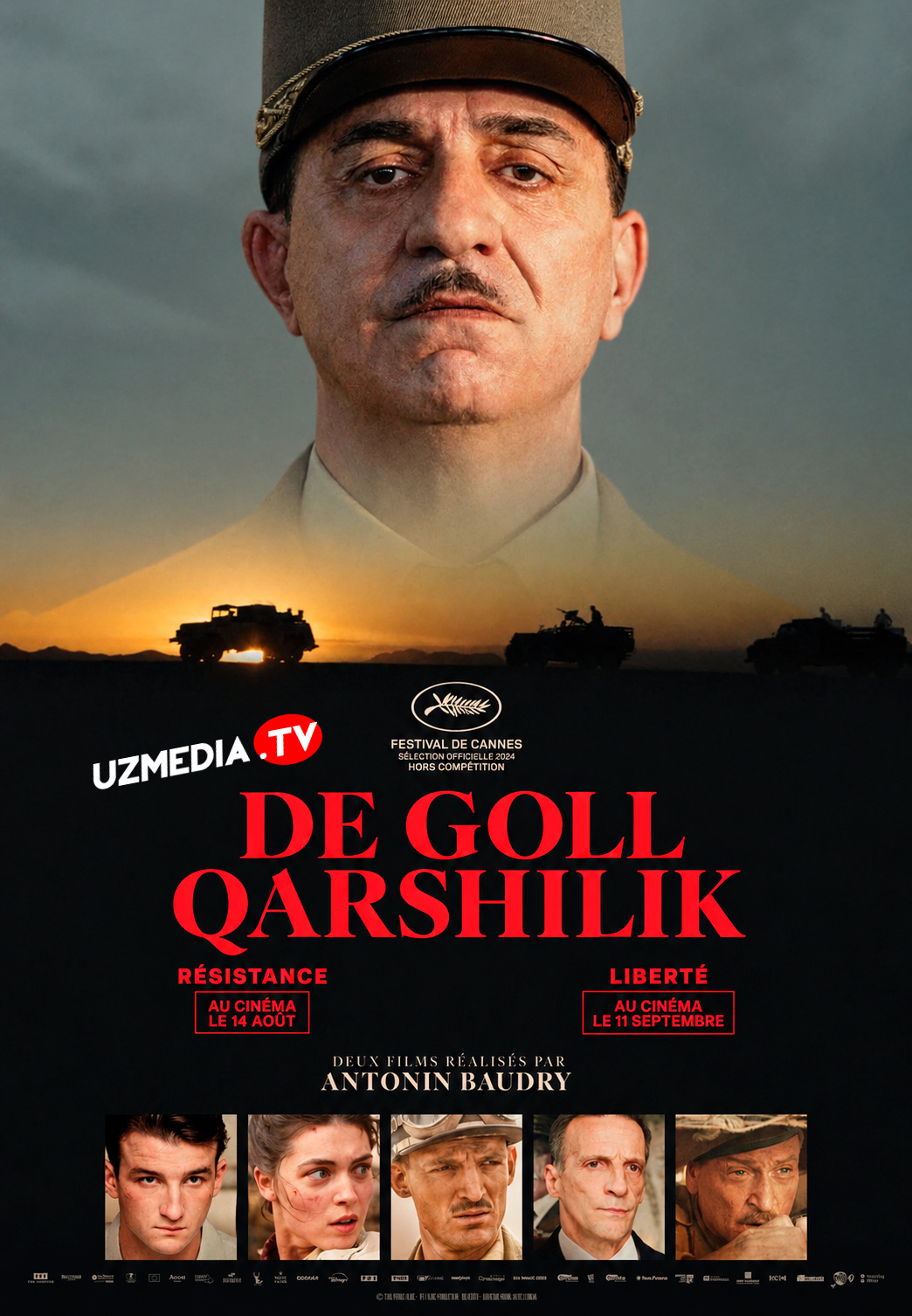 Sharl De Goll 1: Qarshilik harakati Fransiya filmi Uzbek tilida O'zbekcha 2026 tarjima kino Full HD tas-ix skachat